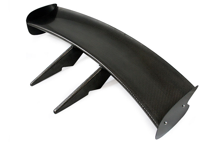 Lotus Exige S2 Carbon Rear Wing Kit (Curved) - 225mm Chord x W1000mm, Fixed - R01SB0161