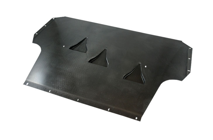 Lotus Elise/Exige S2/111R/240R/220S/2-Eleven Carbon Rear Floor Section - 3 NACA Ducts - R01SB0180