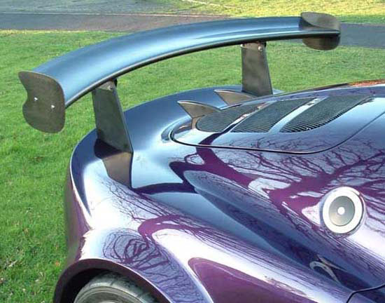 Lotus Exige S2 Carbon Fibre Tailgate Wing Mount Covers - Pair - R01SB0192