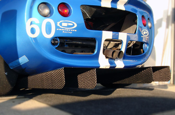 Lotus Exige S2 (04 - 06) Carbon Rear Diffuser - 3 Element, 5 Fixing Holes, Wide Mid-Floor Only - R01SB0252