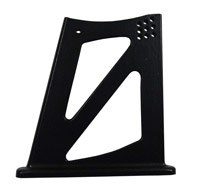 Universal Rear Wing 12mm Alloy Support Mount for Reverie Wings - Black