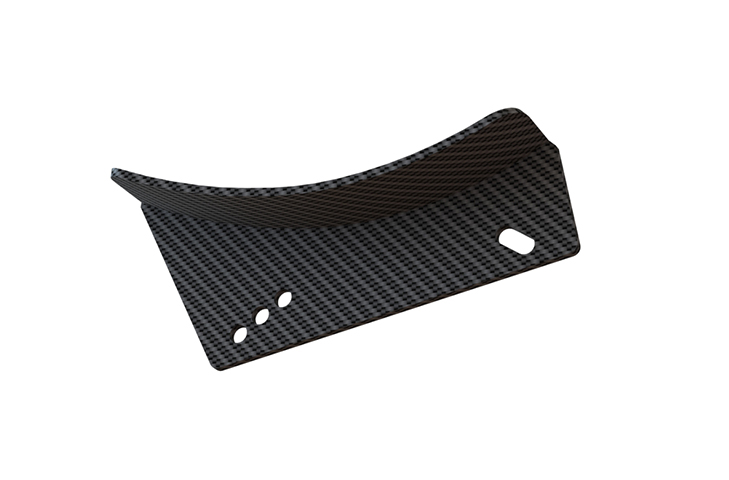 Carbon Wing Support Tab 150mm Straight Bottom Mounted LH RH - R01SB0410
