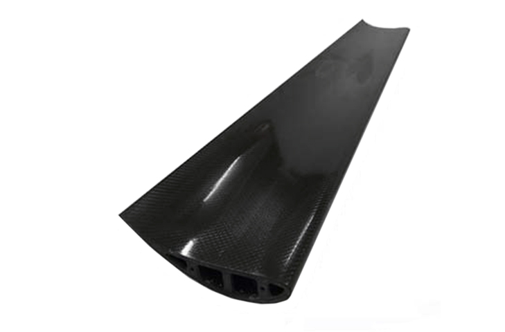 Universal Low-Drag Carbon Rear Wing (Straight) - 310mm Chord x W2100mm Inc. Alloy Inserts  for End mounting! No drop tabs supplied. - R01SB0422