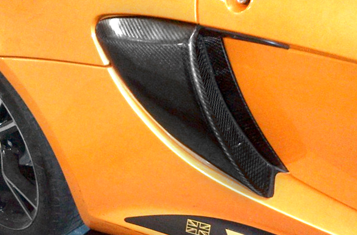 Lotus Exige S3 V6 (12 - 16) Carbon Fibre Side Intake Scoops - Pair - R01SB0466