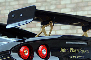 Lotus Elise S3 250 Cup Motorsport Carbon Fibre Rear Wing (Straight) - 225mm Chord x W1300mm, Adjustable