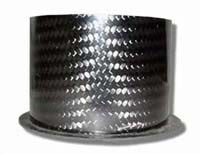 Air Intake/Inlet Pipe - 75mm Straight Outlet, Carbon Fibre
