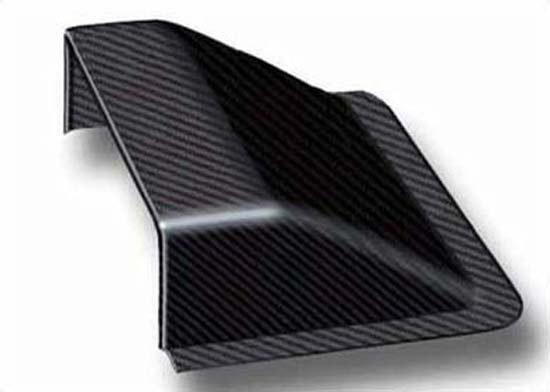 Carbon Fibre Bonnet/Roof Scoop - 150 x 140 x 49mm, External Flange - R01SE0068