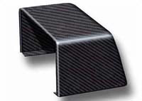 Carbon Fibre Bonnet/Roof Scoop - 150 x 140 x 90mm, Internal Flange