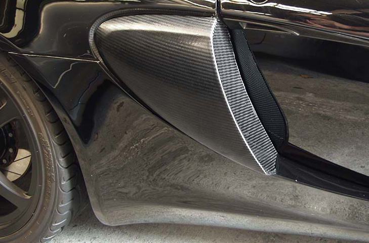 Lotus Elise S2 111R/111S / S3 Carbon Fibre Side Intake Scoops - Pair - R01SE0296