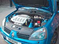 Renault Clio 182 (04 - 05) 2.0 Air Induction Kit with Oil Vent Breather - Alloy