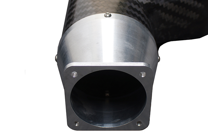 Reverie Fontana Macau 122 Carbon Intake Plenum - RH 100mm Tapered Inlet, S2000 Throttle Adaptor - R01SE0547