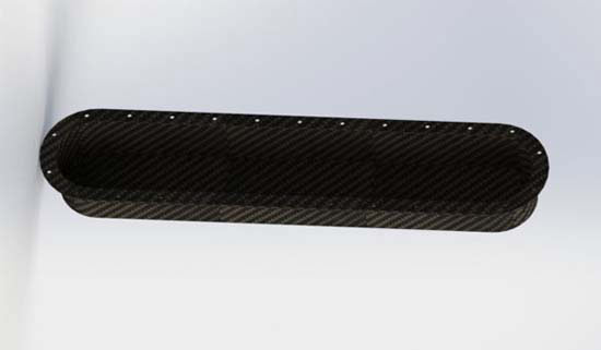 Reverie Fontana 6 Cylinder 60mm Carbon Intake Plenum Backplate (Deep) - R01SE0574