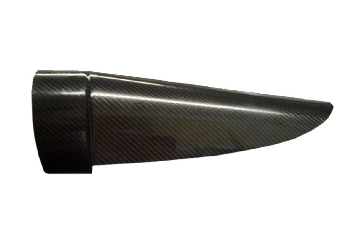 Zolder 112 bond on carbon fibre adaptor with 127.5mm diameter inlet.  Fits LH & RH. - R01SE0589