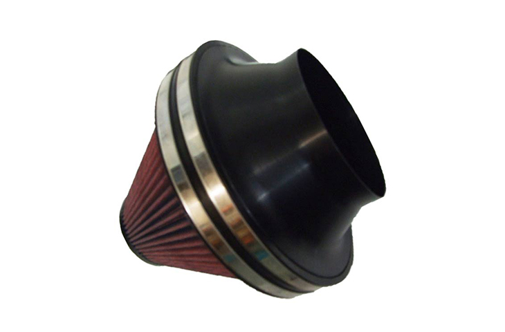 Universal Cone Conical Air Filter - 206mm to 127.5mm - Alloy/Rubber Neck - R01SE0633