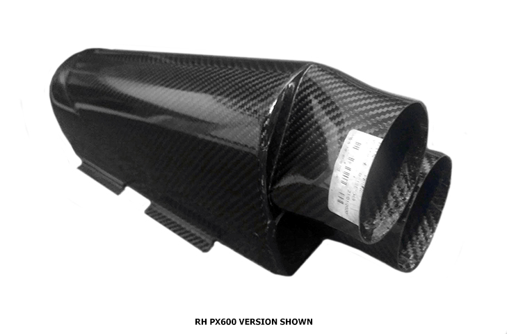 Reverie Zolder 150D Carbon Air Box - 2 x 75mm Oval RH Inlet JC50 - R01SE0758