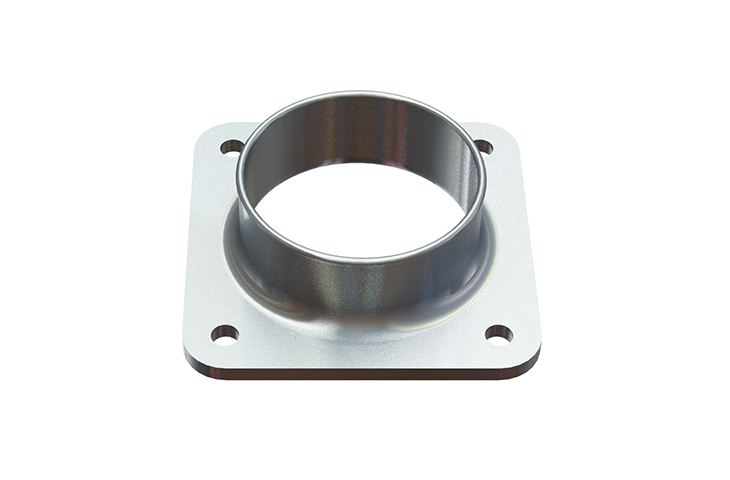 ReVerie Fontana Plenum Inlet Adaptor - 60mm O/D (Clear Anodised) - R01SE6189