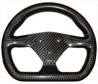 Eclipse 270 Flat-Bottomed Carbon Steering Wheel - 3-Stud (50.8mm PCD)