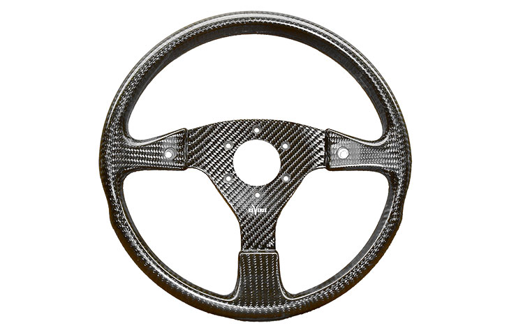 Rally 330 Carbon Steering Wheel - MOMO/Sparco/OMP (70mm PCD), Untrimmed, 2 Button - R01SH0050