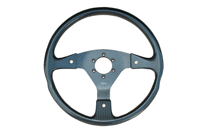 Rally 350 Carbon Steering Wheel - MOMO/Sparco/OMP (70mm PCD), Untrimmed, 3 Button - R01SH0079