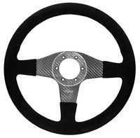 FQ350 Carbon Steering Wheel - NARDI/Personal/RAID (74mm PCD), Alcantara