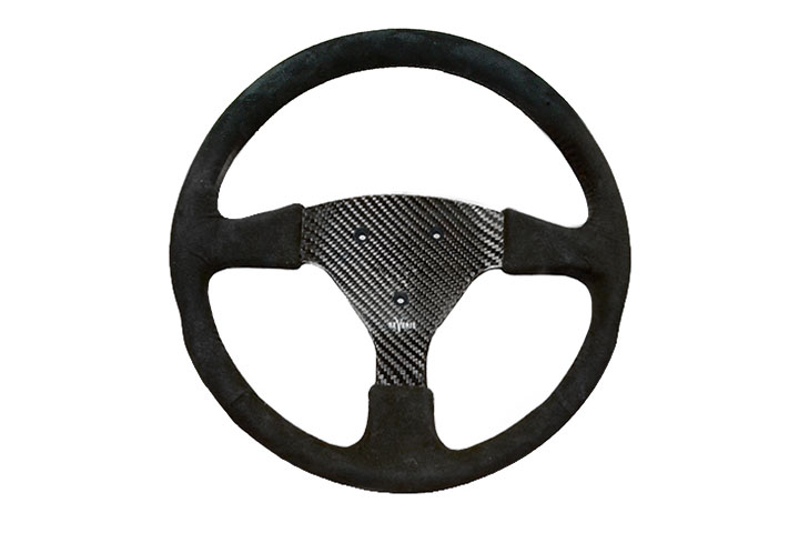Rally 350 Carbon Steering Wheel - 3-Stud (50.8mm PCD), Alcantara Trimmed - R01SH0100