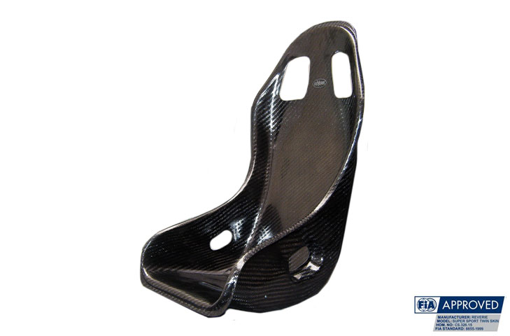 ReVerie Super Sports Carbon Fibre Seat - Twin Skin, FIA Approved - R01SI0091