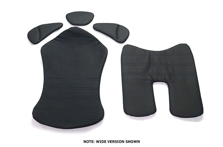 ReVerie Seat Cushion Kit (Narrow) - Leather (Black Nylon Rear) Black - R01SI6007