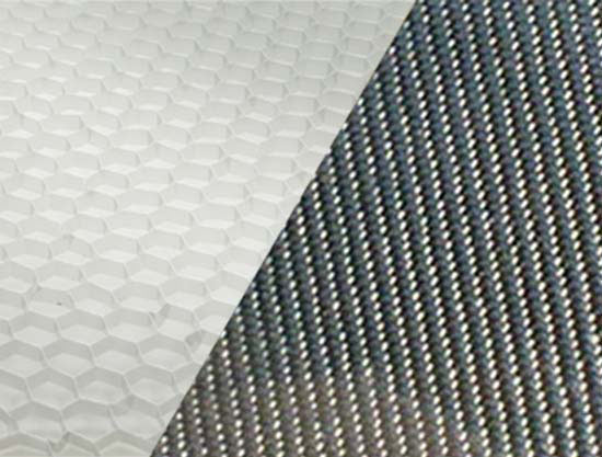 Carbon Fibre Aluminium Honeycomb Sheet/Panel 7.3mm 500mm x 500mm - Double Sided Gloss