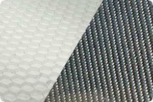 Carbon Fibre Aluminium Honeycomb Sheet/Panel 5mm 500mm x 500mm - Double Sided Gloss